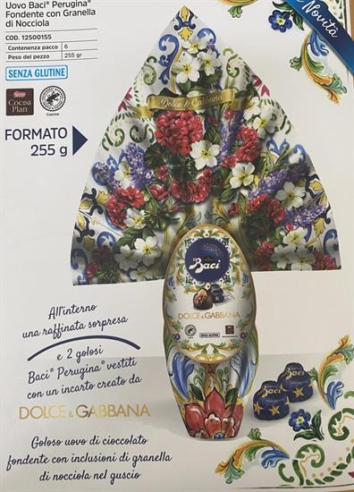 PERUGINA-UOVO BACI DOLCE & GABBANA FONDENTE 6PZX255GR