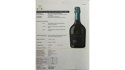 VINO SPUMANTE BLANC DE BLANCS ED ZIMOR MILLESIMATO 0.75LT PZ 6