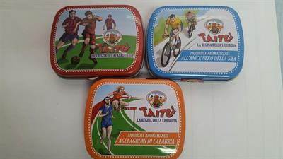 CAFFO - LIQUIRIZIA TAITU' SPORT - GR. 20 X 24 TIN - 3 GUSTI
