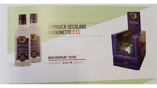 CAFFO-SAMBUCA SECOLARE 5 CL PZ 15 42% VOL