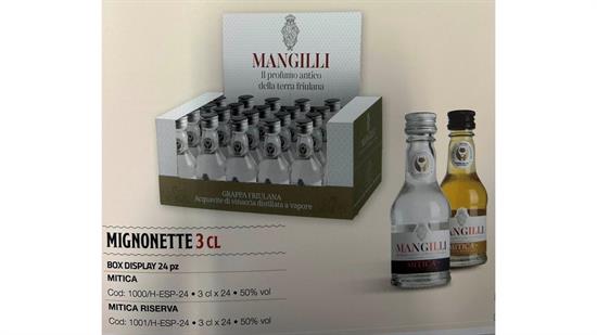 CAFFO-MIGNON GRAPPA BIANCA MANGILLI CL 3 X 24 PZ 50% VOL