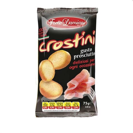 EUROSNACK-CROSTINI PROSCIUTTO GDO 75 GR 32 PZ