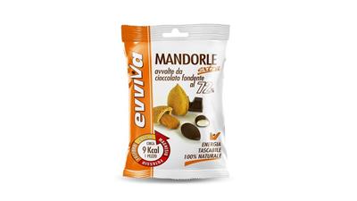 MANDORLE AVVOLTE DA CIOCCOLATO FONDENTE 25 GR PZ 24
