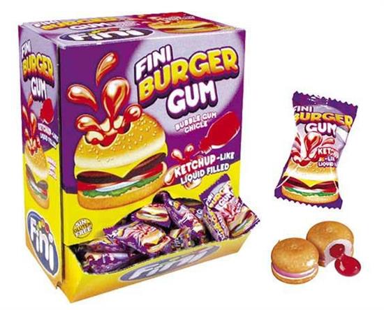 FINI - CHICLE BURGER - DISPLAY 200 PZ. - 5.5 GR.