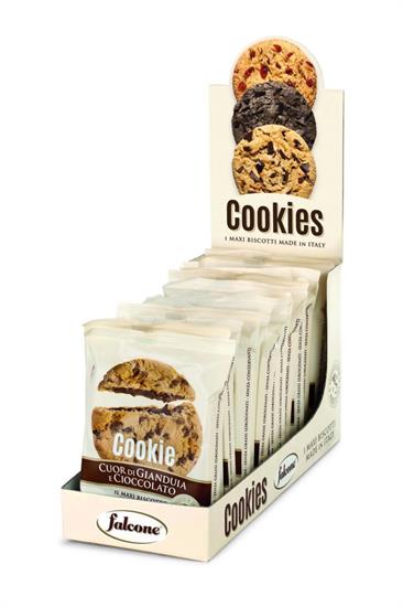 FALCONE-EXPO COOKIES CUOR DI GIANDUIA/CIOCCOLATO - PZ.13 GR.50