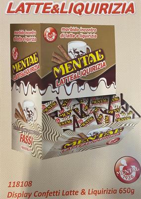MENTAL-MARSUPIO LATTE E LIQUIRIZIA GR 650X234 PZ