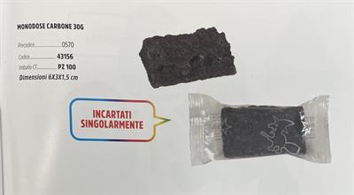 ROSSINI-CARBONE NERO SAPONETTA MONOPEZZO - GR. 30