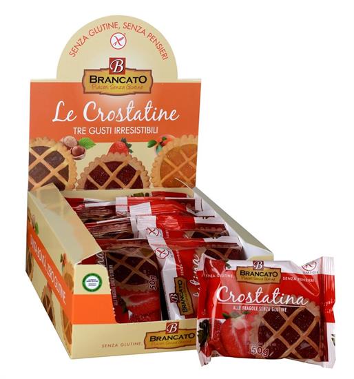 BRANCATO - CROSTATINE FRAGOLA SENZA GLUTINE - PZ. 12 - GR. 50