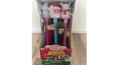 JOYGUM-BABBO NATALE TOYS CON LUCE GR 3 PZ 12