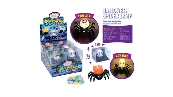 JOYGUM-HALLOWEEN SPIDER LAMP PZ 12