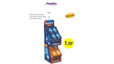 MONDELEZ ESP.HALLS POCKET GR 28 PZ 36