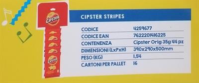 MONDELEZ - CIPSTER STRIPES - PZ.44 - GR.35