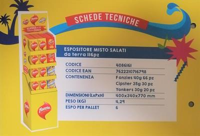 MONDELEZ EXPO MISTO FONZIES,CIPSTER,YONKERS PZ 116