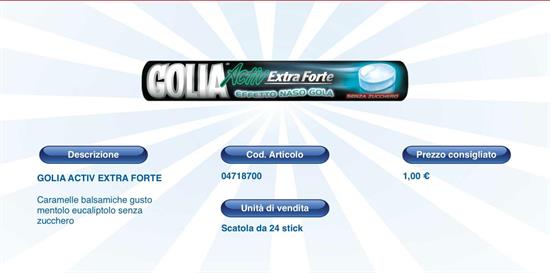 GOLIA EXTRAFORTE - STICK 24 PZ.