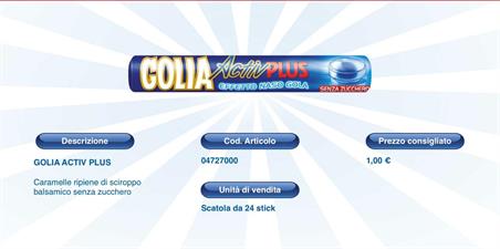 GOLIA ACTIV PLUS S/Z - STICK 24 PZ.