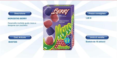 MOROSITAS BERRY C/Z - AST. 16 PZ.