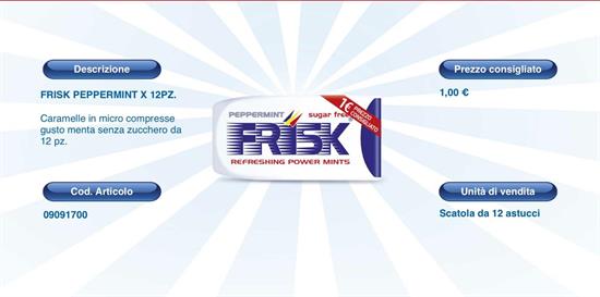 FRISK PEPPER NEW BOX X 12