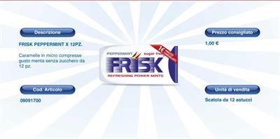 FRISK PEPPER NEW BOX X 12