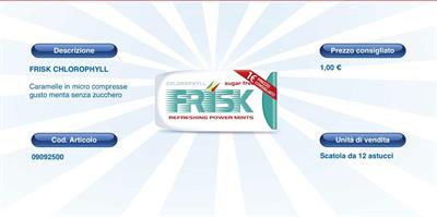 FRISK CHLOROPHILLA NEW BOX X 12 ast.