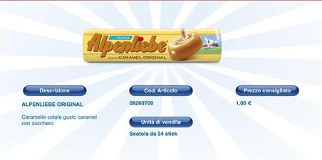 ALPENLIEBE STICK X 24 pz