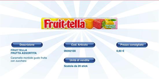 FRUITTELLA FR. ASS. X20 st.