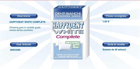 HAPPYDENT WHITE COMPLETE X20
