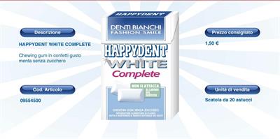 HAPPYDENT WHITE COMPLETE X20