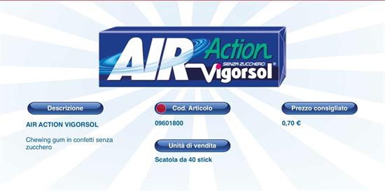 VIGORSOL AIR ACTION - STIK X40