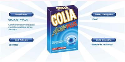 GOLIA ACTIV PLUS - AST. 20 PZ.