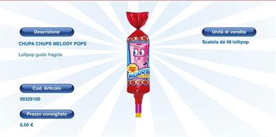 CHUPA CHUPS MELODY POPS - DISPLAY 48 PZ.