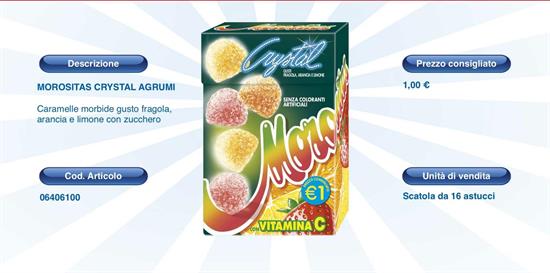 MOROSITAS CRYSTAL C/Z - AST. 16 PZ.