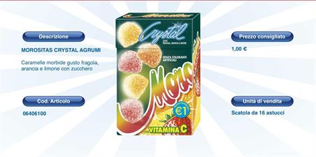 MOROSITAS CRYSTAL C/Z - AST. 16 PZ.
