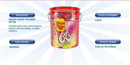 CHUPA CHUPS TBO TIN - 150 PZ.