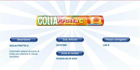 GOLIA FRUTTA C -STICK 24 PZ x 34 gr