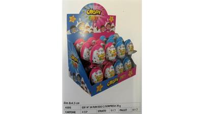 ROSSINI-FUN EGG CON SORPRESA PZ 24 GR 20