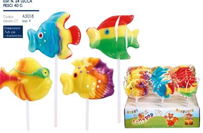 ROSSINI-LECCA LECCA PESCI - DISPLAY PZ. 24 X GR. 40