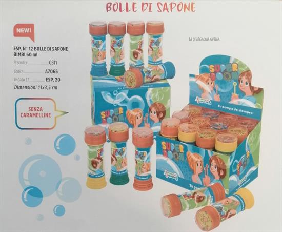 ROSSINI-BOLLE DI SAPONE BIMBI SUPER BOOM 60 ML PZ 12