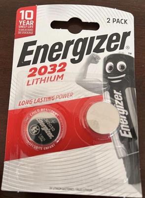 ENERGIZER-BATTERIA PIATTA TONDA CR2032 PZ 10