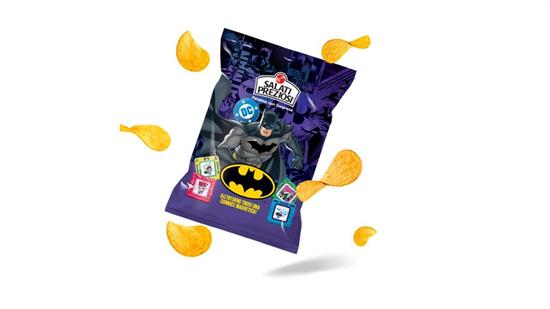 PREZIOSI CHIPS-BATMAN MINI CORNICI 24PZ.X25GR.+SORPRESA