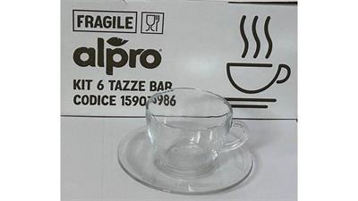 ALPRO-KIT TAZZE CAPPUCCINO VETRO PZ 6