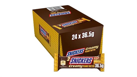 MARS ITALIA - SNICKERS CREMA DI ARACHIDI - GR.36.5 X 24 PZ.