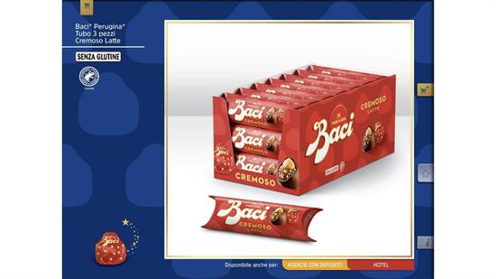 PERUGINA-BACI PERUGINA CREMOSO LATTE TUBI-PZ.21X3-GR.37.5