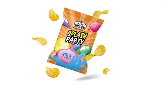 PREZIOSI CHIPS-PALLONCINI ACQUA 24PZ.X25GR.+SORPRESA