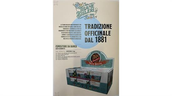 CAFFO - TISANE BISLERI 1881 ESPOSITORE MISTO PZ 15