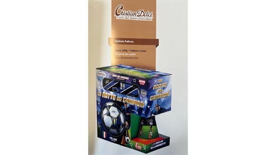 CRISTIAN DOLCI-UOVO SCATOLA CAMPIONI INTER PALLONE CUOIO 200 GR
