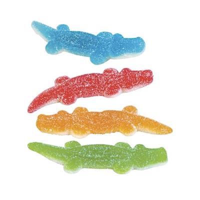FINI - COCCODRILLI COLORATI ZUCCH. - BUSTA DA 1 KG.
