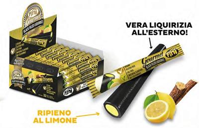 FINI - LIQUIRIZIA GOURMET RIPIENA LIMONE - PZ. 32 - GR. 32