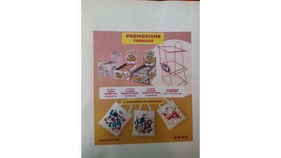 FINI - COMBO TORNADO 3 DISPLAY PZ 450 9 GR.+SHOPPER OMAG