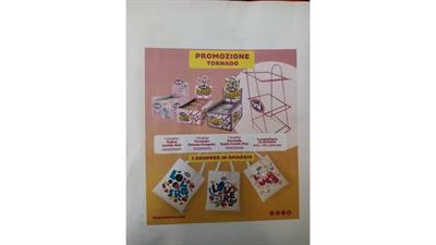FINI - COMBO TORNADO 3 DISPLAY PZ 450 9 GR.+SHOPPER OMAG