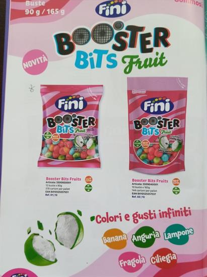FINI - BOOSTER BITS FRUIT - 12 buste x 90 gr.